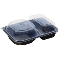 2 Bolmeli Kapakli Hamburger Kabi 50 Adet