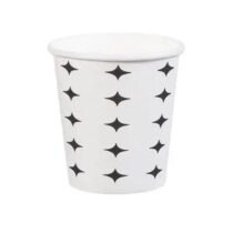 7 Oz Yildiz Desen Karton Bardak 50 Adet