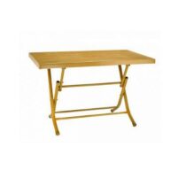 70x120 Katlanir Plastik Metal Ayakli Masa