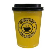 8 Oz 200 Cc Kapakli Kullan At Karton Bardak 100 Adet 2