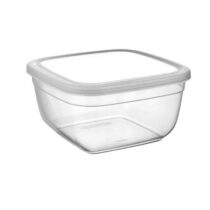 Asude 900 Ml Maya Seffaf Kapakli Vakumlu Kare Saklama Kabi 4