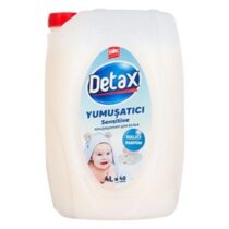 Detax çamaşır yumuşatıcı 4000 ml Sensitive Beyaz, beyaz çamaşırlar için nazik bakım
