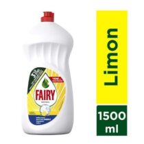 Fairy Sıvı Bulaşık Deterjanı Limon Kokulu 1500 ml - Güçlü Temizlik ve Ferahlık