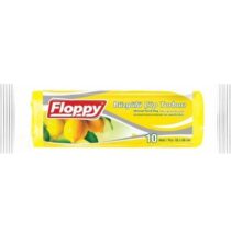 Floppy büzgülü çöp torbası 55x60 cm limon ve çilek kokulu – pratik, kokulu çöp torbası.