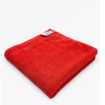 Intermop Mikrofiber Kalin Dokulu Temizlik Bezi Kirmizi 40x40 Cm 2