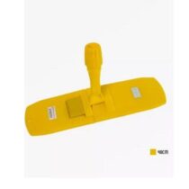 Intermop plastik mop tutucu paspas aparatı, sarı renkli ve 40 cm genişliğinde