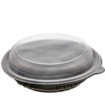 Kapakli Siyah Salata Kasesi 500 Gr Sicaga Dayanikli