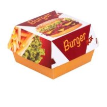 Karton Hamburger Kutusu Buyuk Boy 50 Adet