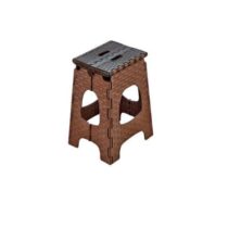 Büyük boy katlanır tabure, sağlam yapı ve taşınabilirlik, rahat oturum