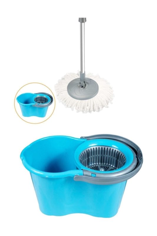 Planet mop temizlik kovasi doner sapli takim 4