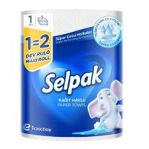 Selpak Dev Rulo Havlu 12'li - Ekonomik ve Yüksek Emici Kağıt Havlu