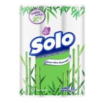 Solo Bambu Katkılı Havlu 12'li - Doğal ve Yüksek Emici Kağıt Havlu