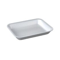 Anı Mod 2 1000 gr kapaksız köpük tabak tekli beyaz catering tabağı