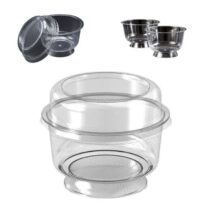 Ayaklı Kapaklı Tatlı Kasesi 200 cc - Şık ve Pratik Servis Kabı