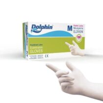 Dolphin Pudrali Lateks Muayene Eldiveni M Beden 100 Lu Paket