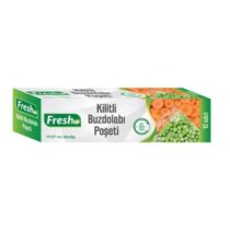 Fresh Up kilitli buzdolabı poşeti 19x25 cm 10'lu gıda saklama poşeti