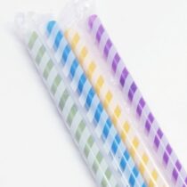 Jelatinli körüklü frozen pipet 100'lü paket renkli içecek pipeti