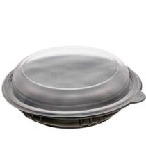 Kapaklı Siyah Salata Kasesi 500 Gr ( Sıcağa Dayanıklı)