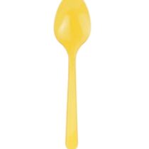 Happy Party Krem Renkli Plastik Kaşık 25 Adet