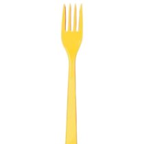 Happy Party Sarı Renkli Plastik Çatal 25 Adet