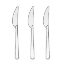 Lüks Plastik Bıçak 100 Lü