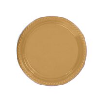 Raınbow Gold Plastik Tabak  25 Adet