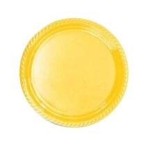 Raınbow Sarı Plastik Tabak  25 Adet